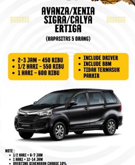 Mobil Kapasitas 5 orang